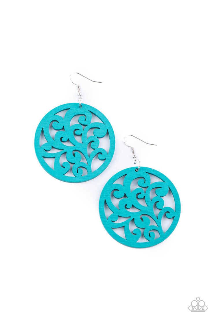 Paparazzi Accessories Fresh Off The Vine Blue Earrings