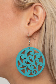 Paparazzi Accessories Fresh Off The Vine Blue Earrings