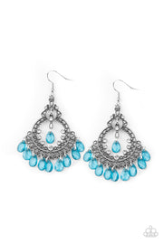 Paparazzi Accessories Lyrical Luster - Blue Earrings