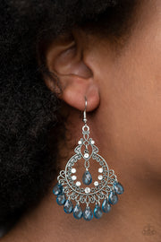 Paparazzi Accessories Lyrical Luster - Blue Earrings