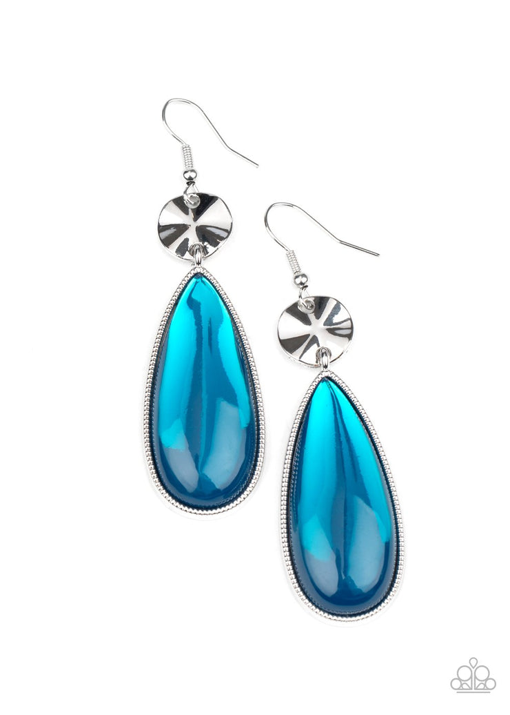 Paparazzi Accessories "Jaw-Dropping" Blue Earrings