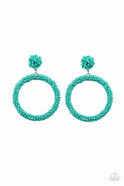 Paparazzi Accessories Be All You Can BEAD - Blue Earrings