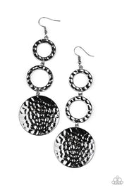 Paparazzi Accessories Blooming Baubles - Black Earrings