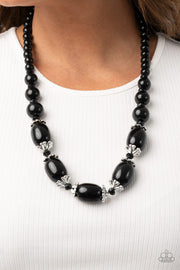 Paparazzi Accessories After Party Posh - Black Necklace Set
