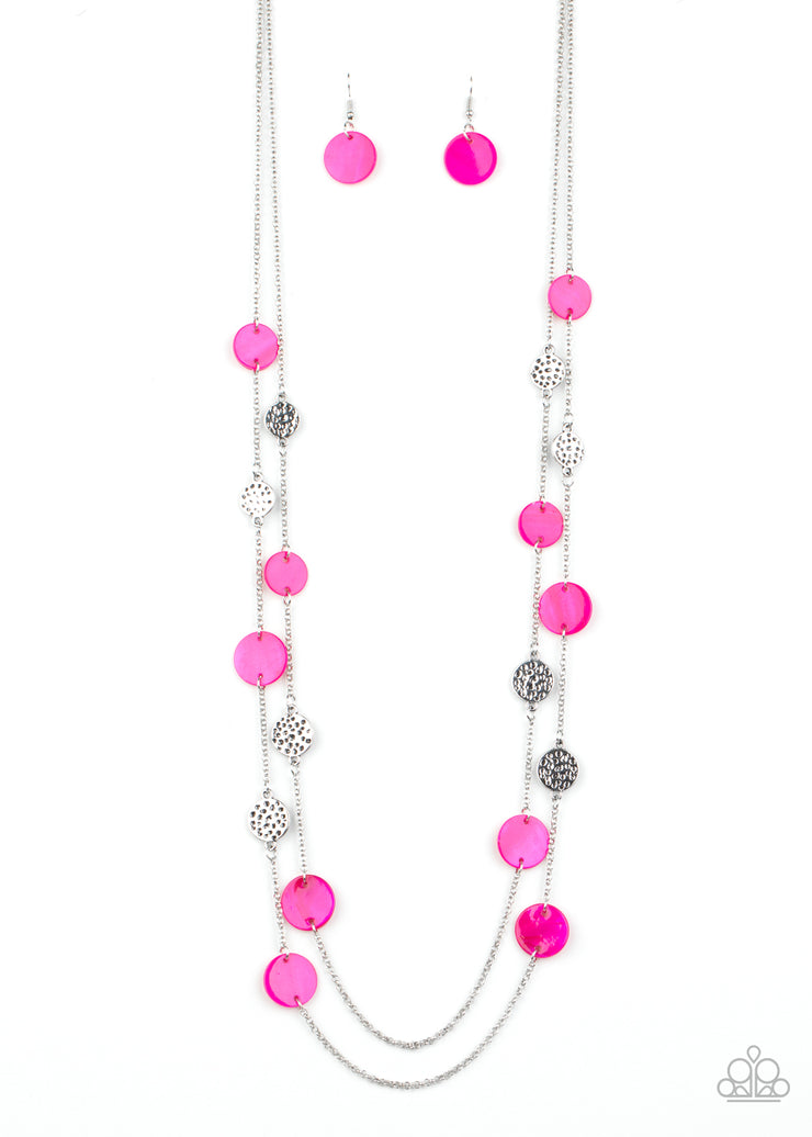 Paparazzi Accessories Ocean Soul Pink Necklace Set
