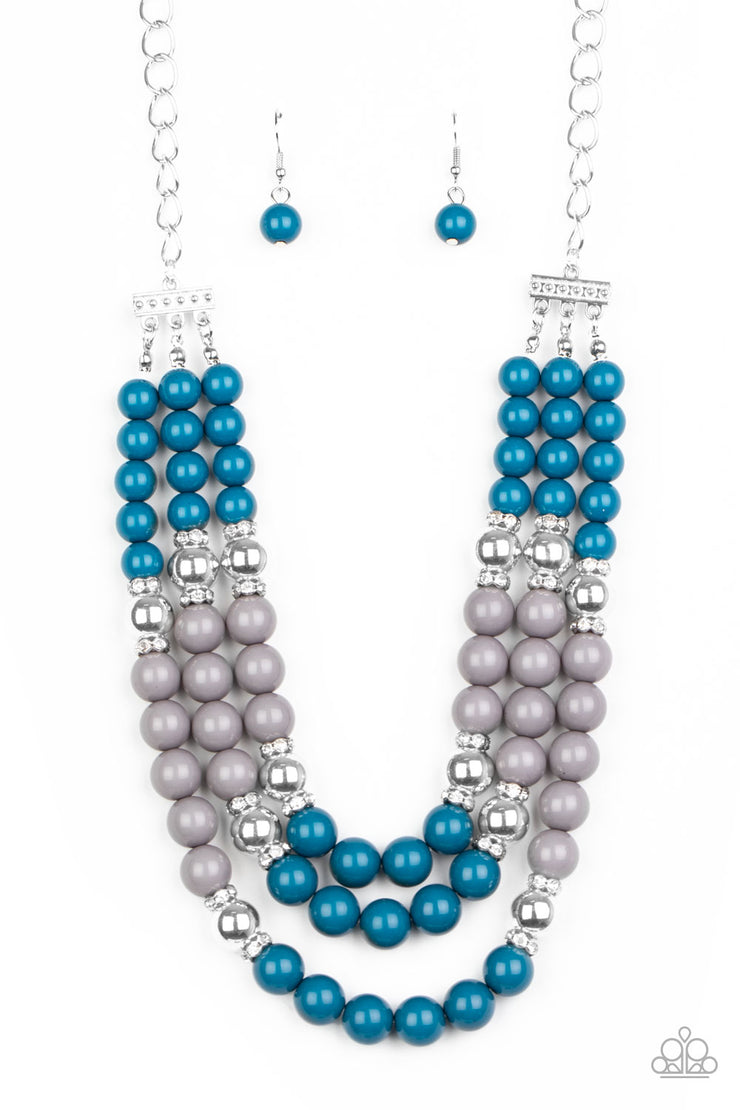 Paparazzi Accessories BEAD Your Own Drum - Blue Necklace