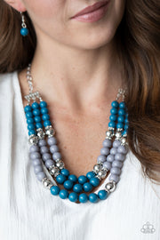 Paparazzi Accessories BEAD Your Own Drum - Blue Necklace