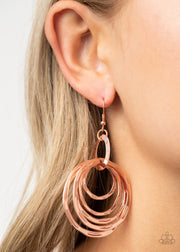 Paparazzi Accessories Ringing Radiance Copper Earrings