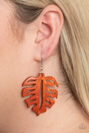 Paparazzi Accessories Shake Your PALMS PALMS - Orange Earrings