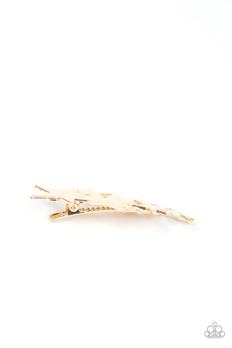 Paparazzi Accessories She STAR-ted It! - Gold Hair Clip