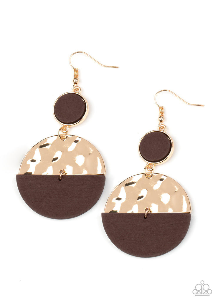 Paparazzi Accessories Natural Element - Gold Earrings