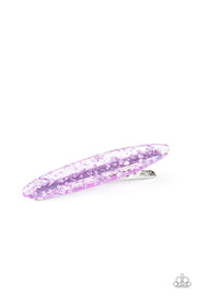 Paparazzi Accessories Confetti Couture Purple Hair Clip
