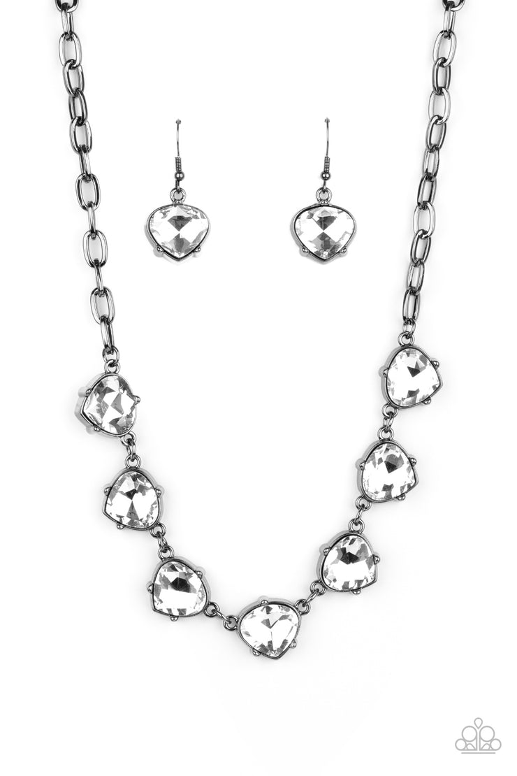 Paparazzi Accessories Star Quality Sparkle - Black Necklace Set