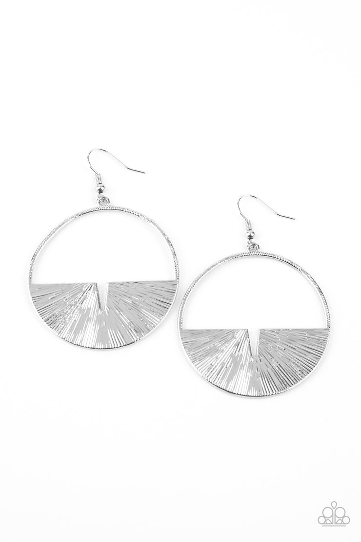 Paparazzi Accessories Reimagined Refinement - Silver Earrings