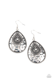 Paparazzi Accessories Rural Muse - Silver Earrings