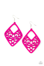 Paparazzi Accessories VINE For The Taking Pink Earrings