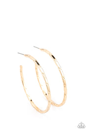 Paparazzi Accessories Unregulated - Gold Hoop Earrings