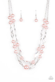 Paparazzi Accessories Fluent In Affluence - Pink Necklace