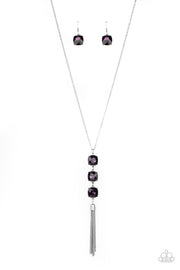 Paparazzi Accessories GLOW Me The Money! - Purple Necklace Set