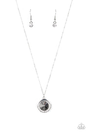 Paparazzi Accessories Trademark Twinkle - Silver Necklace Set