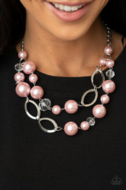 Paparazzi Accessories High Roller Status - Pink Necklace Set