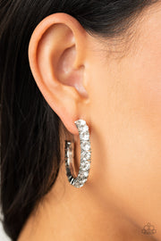 Paparazzi Accessories CLASSY is in Session White Earrings