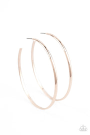 Paparazzi Accessories Basic Bombshell - Rose Gold Earrings