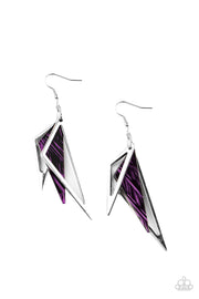 Paparazzi Accessories Evolutionary Edge - Purple Earrings