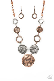 Paparazzi Accessories Terra Adventure - Copper Necklace Set