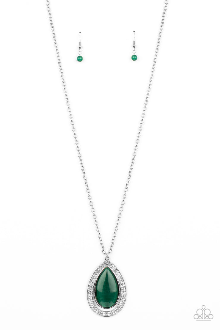Paparazzi Accessories You Dropped This - Green Necklace Set