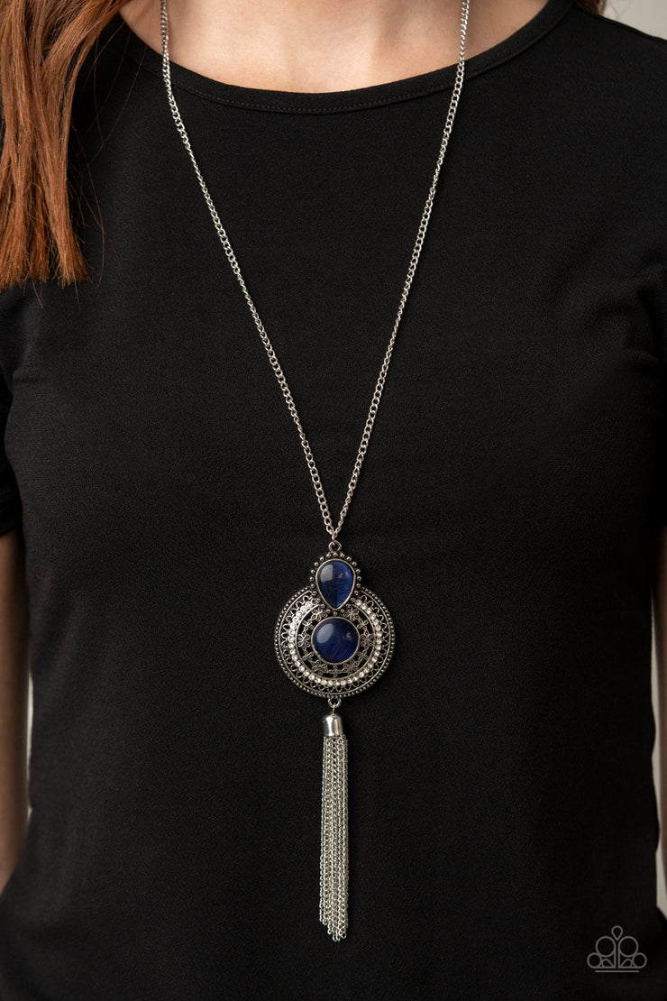 Paparazzi Accessories Mountain Mystic - Blue Necklace Set
