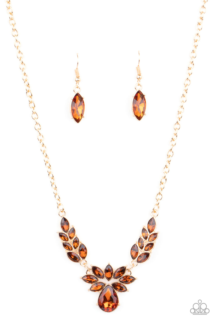 Paparazzi Accessories I Need Some HEIR - Brown Necklace Set