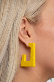Paparazzi Accessories The Girl Next OUTDOOR Yellow Earrings