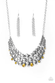Paparazzi Accessories Powerhouse Party Yellow Necklace