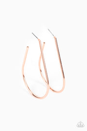 Paparazzi Accessories City Curves Copper Earrings