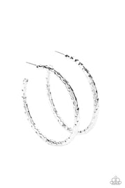 Paparazzi Accessories Urban Upgrade - Silver Earrings