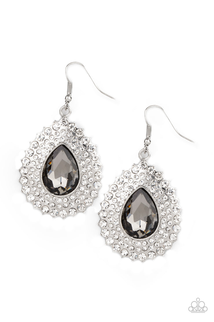 Paparazzi Accessories Exquisitely Explosive Silver Earrings