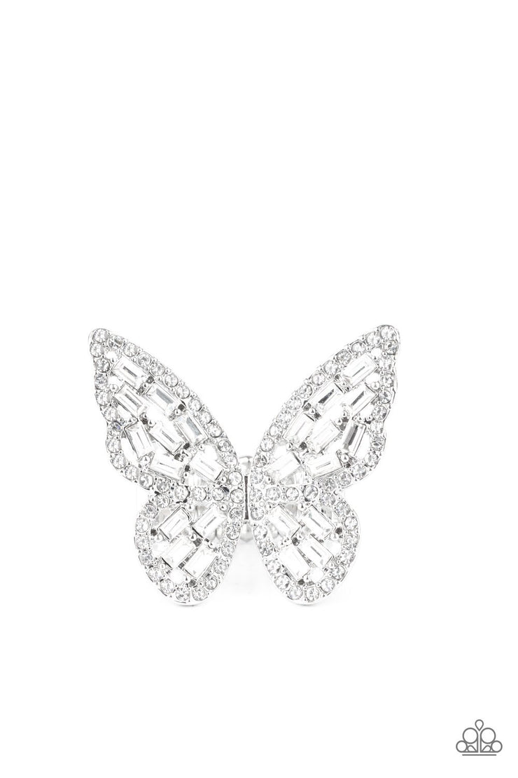 Paparazzi Accessories Flauntable Flutter White Ring