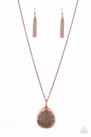 Paparazzi Accessories Rustic Renaissance - Copper Necklace Set