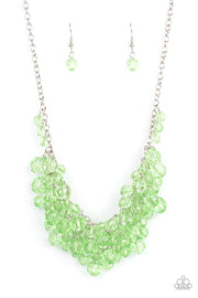 Paparazzi Accessories Let The Festivities Begin - Green Necklace Set