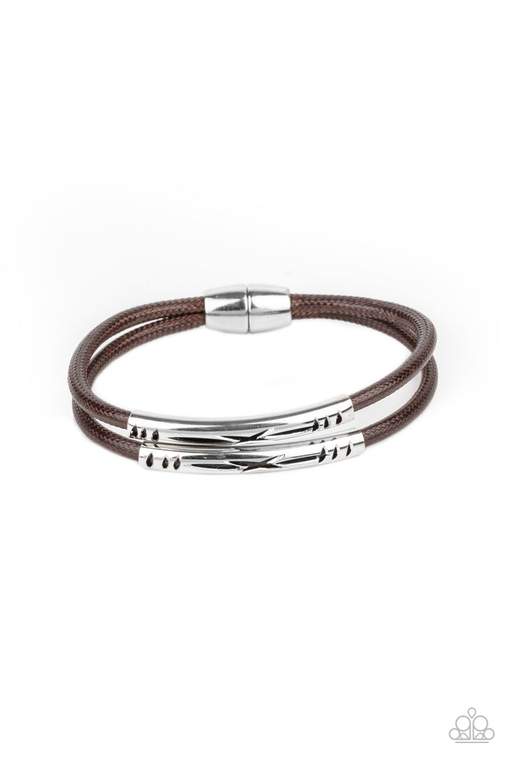 Paparazzi Accessories What a WANDER-ful World Brown Bracelet