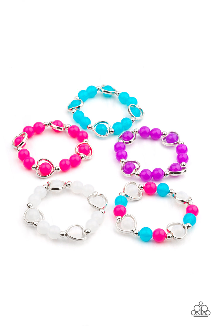 Paparazzi Accessories Starlet Shimmer Heart-Shaped Bracelets