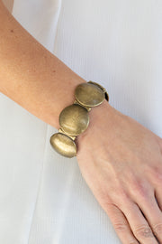 Paparazzi Accessories Going, Going, GONG! - Brass Bracelet