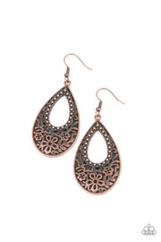Paparazzi Accessories Organically Opulent Copper Earrings
