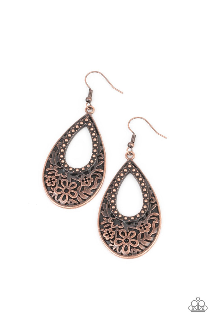 Paparazzi Accessories Organically Opulent Brass Earrings