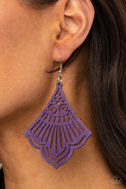 Paparazzi Accessories Eastern Escape Purple Earrings