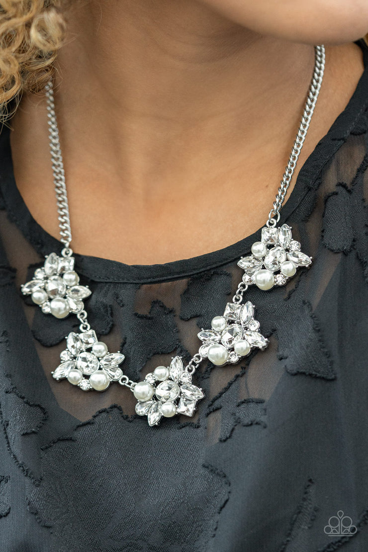 Paparazzi Accessories HEIRESS of Them All White Necklace Set