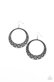 Paparazzi Accessories Bodaciously Blooming Multi Earrings