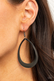 Paparazzi Accessories Fierce Fundamentals Black Earrings