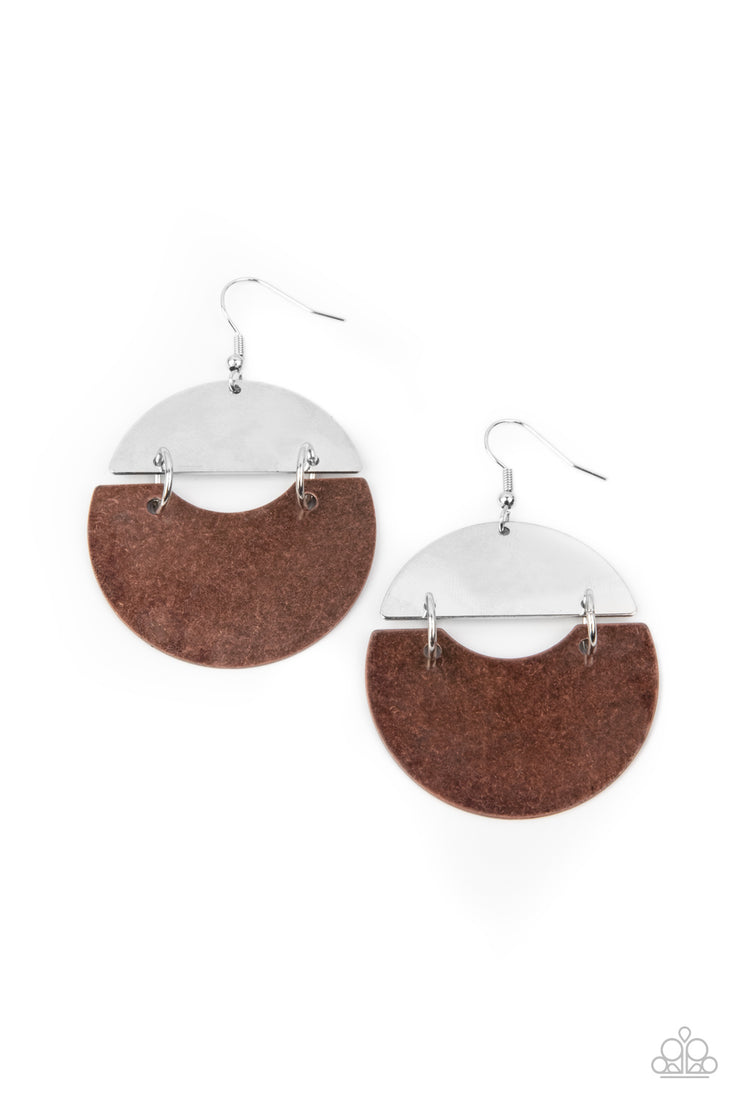 Paparazzi Accessories  Watching The Sunrise Copper Earrings